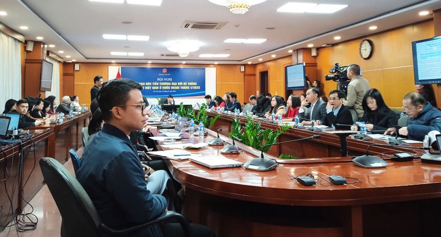 Briefing meeting at the Ministry of Industry and Trade of Vietnam on the export market in 2023