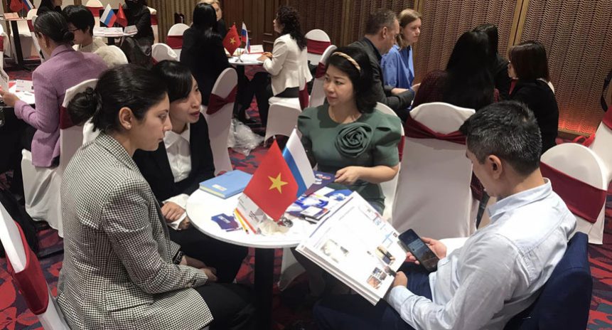 Vtechcom tham gia B2B giao thương chương trình “Diễn đàn công nghiệp đối thoại doanh nghiệp Nga – Việt”