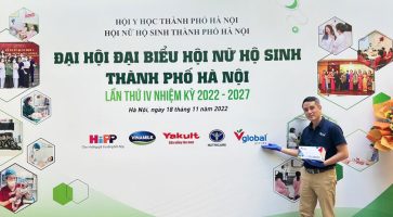 Vglobal medical gloves in Hanoi Midwifery Association Congress