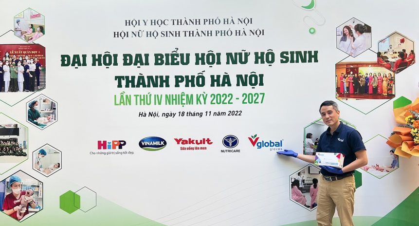 Vglobal medical gloves in Hanoi Midwifery Association Congress