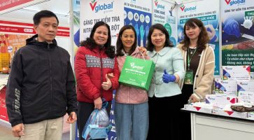 Vglobal ghi dấu ấn tại hộ chợ mùa xuân 2026 với găng tay an toàn – chất lượng quốc tế